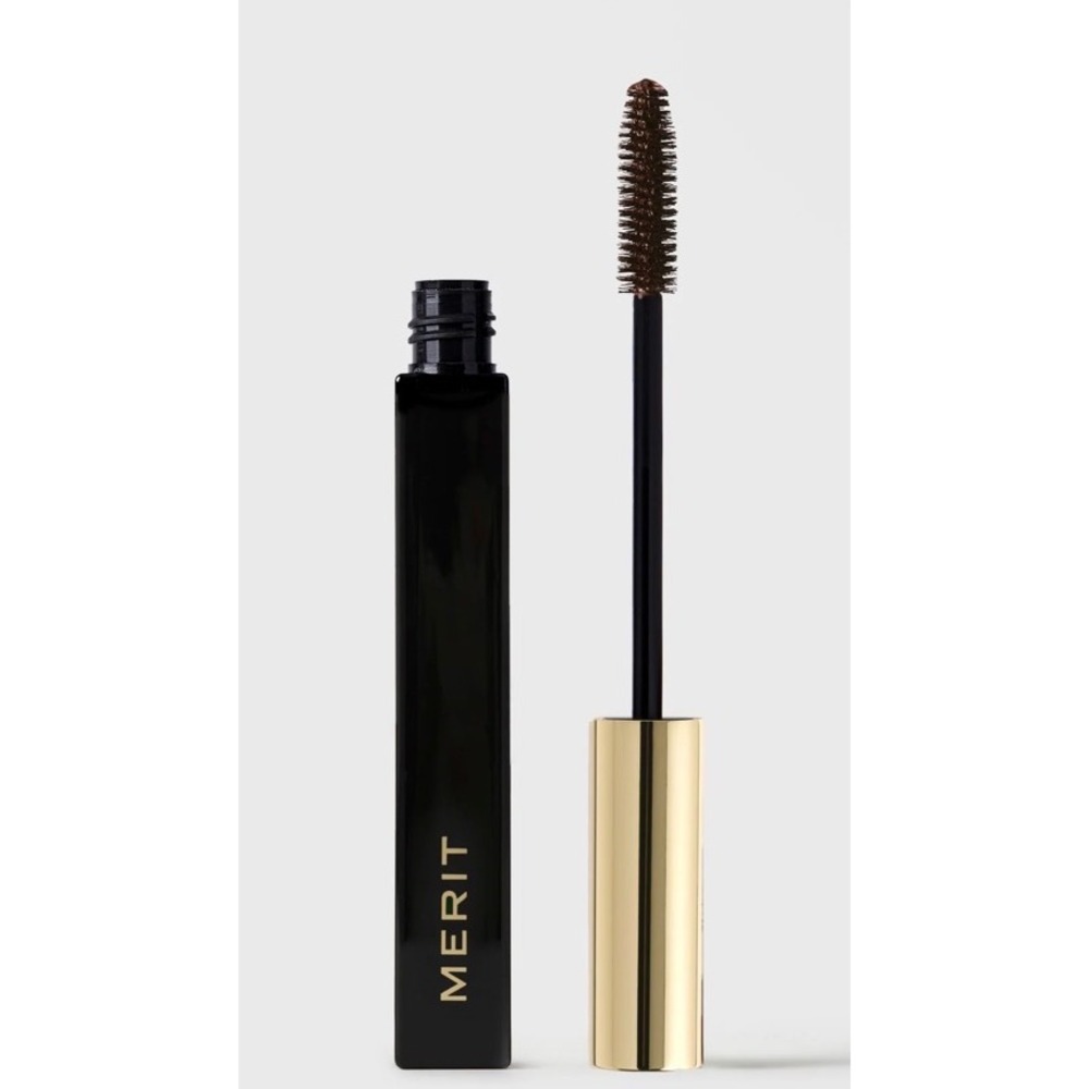 Merit Mascara Clean Lash Lengthening Tubing Perfect Black Smudge Proof Vegan New